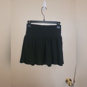 Joylab Womens Pleated Black Mini Skirt With Built In Shorts Womens S NWT